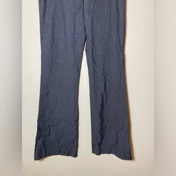 $575 NWT TSE Midnight Indigo Vintage Twill Fitted Bootcut Pants Size 6 - Picture 3 of 8